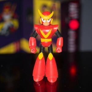 2004 Capcom Jazwares Mega Man Quickman Figure 3" PVC A37